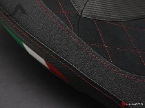 Luimoto Seat cover `Diamond Edition` black-red - Ducati 821,