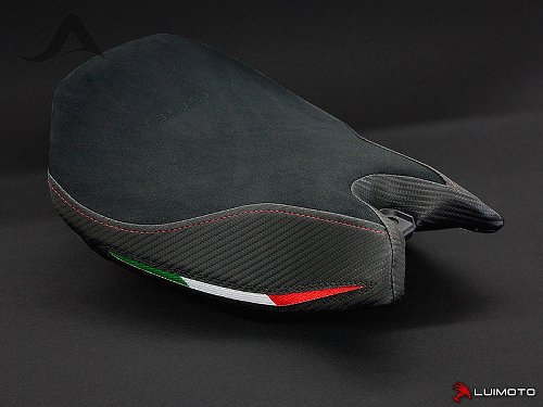 Luimoto Seat cover `Team Italia Performance` black - Ducati