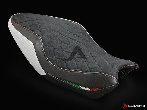 Luimoto Seat cover `Diamond Edition` white - Ducati 821,