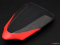 Luimoto Pillion seat cover `Veloce` black-red - Ducati 1299