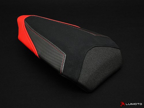 Luimoto Pillion seat cover `Veloce` black-red - Ducati 1299