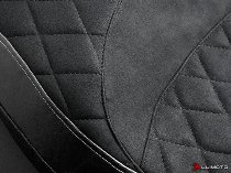 Luimoto Seat cover `Diamond` black - Moto Guzzi California