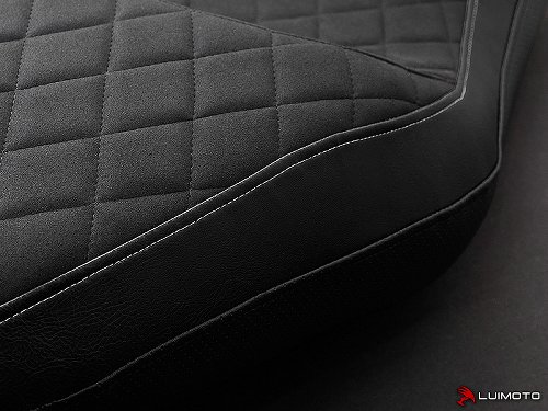 Luimoto Seat cover `Diamond` black - Moto Guzzi California