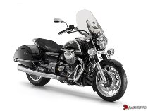 Luimoto Sitzbankbezug `Diamond` schwarz - Moto Guzzi