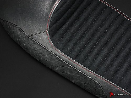 Luimoto Seat cover `Sport Classic` black - Moto Guzzi V7