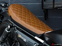 Luimoto Sitzbankbezug `Vintage` braun - Moto Guzzi V9 Bobber