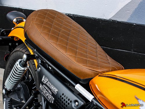 Luimoto Sitzbankbezug `Vintage` braun - Moto Guzzi V9 Roamer