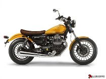 Luimoto Sitzbankbezug `Vintage` braun - Moto Guzzi V9 Roamer