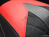 Luimoto Seat cover `Diamond Edition` red - Ducati 1200