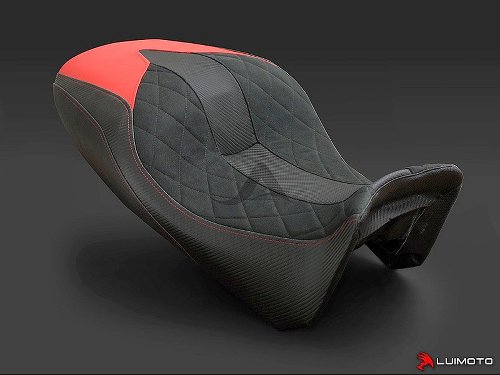 Luimoto Seat cover `Diamond Edition` red - Ducati 1200