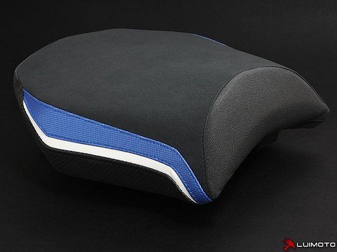 Luimoto Pillion seat cover `Technic` white-blue - BMW R1200