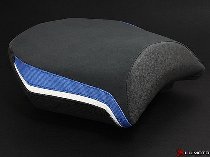 Luimoto Pillion seat cover `Technic` white-blue - BMW R1200