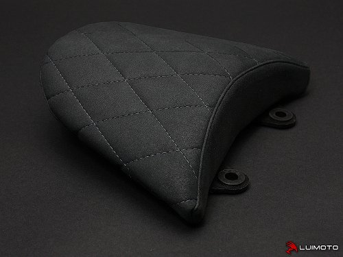 Luimoto Pillion seat cover `Diamond Edition` black - Ducati