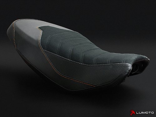 Luimoto Seat cover `Sport Cafe` black-orange - Ducati 800