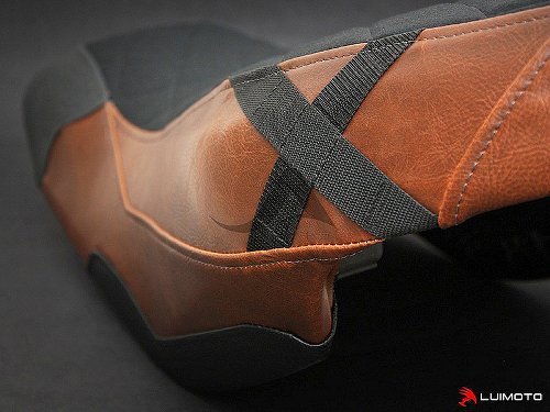 Luimoto Seat cover `Military X` velours brown - Ducati 800