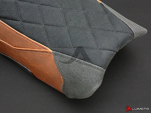 Luimoto Seat cover `Military X` velours brown - Ducati 800