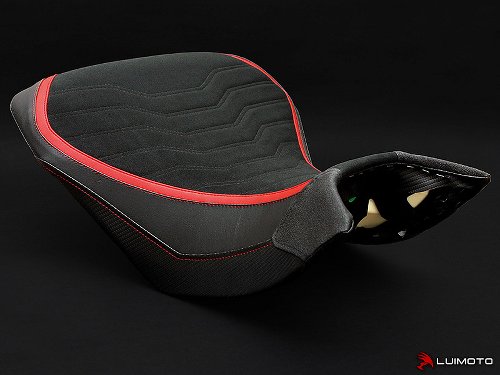 Luimoto Seat cover `Team Italia` velours red - Ducati 1200,