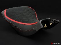 Luimoto Seat cover `Team Italia` velours red - Ducati 1200,