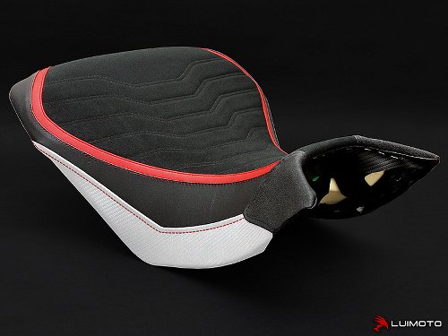 Luimoto Seat cover `Team Italia` velours red-white - Ducati