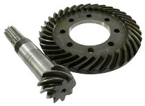 Moto Guzzi Ring gear set 8/35, rough toothed, 4.38 - V7