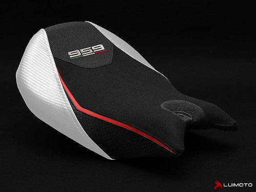 Luimoto Seat cover `959` white-red - Ducati 959 Panigale