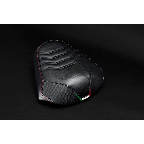 Luimoto Pillion seat cover `Team Italia` black - Ducati