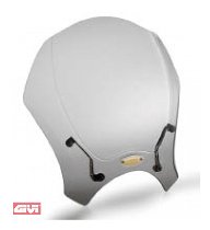 GIVI windshield, tinted, with ABE/edge protection - Moto