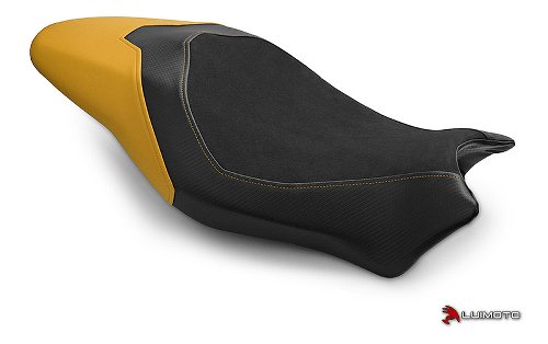 Luimoto Seat cover black-yellow - Ducati 821, 1200 Monster