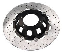 Moto Guzzi Brake disc kit front afloat , 300 mm, black