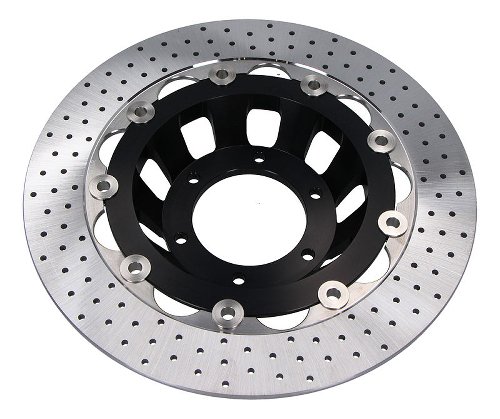 Moto Guzzi Brake disc kit front afloat , 300 mm, black