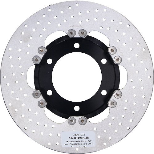 Moto Guzzi Brake disc rear 242 mm, stainless-steel