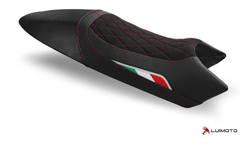 Luimoto Sitzbankbezug, schwarz, tricolore - Ducati