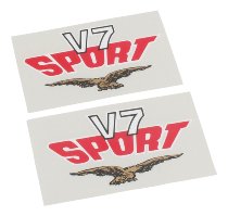 Moto Guzzi Set adesivi scatola attrezzi - V7 Sport