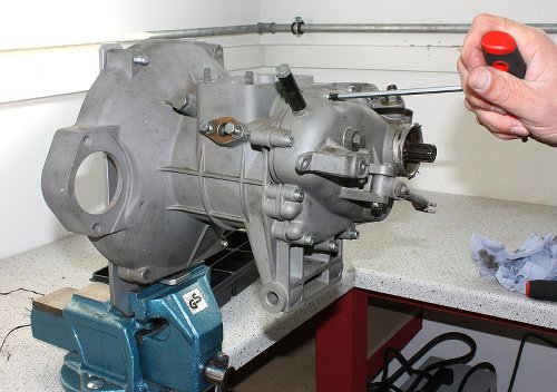 Moto Guzzi Werkzeug Stütze für das Getriebegehäuse -
