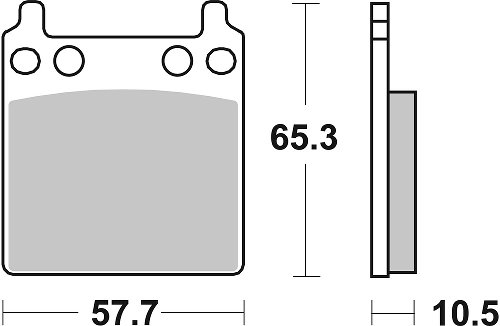 SBS Bremsbelag Street High Power Ceramic