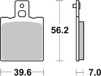 SBS Bremsbelag Street High Power Ceramic