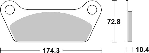 SBS Bremsbelag Street High Power Ceramic