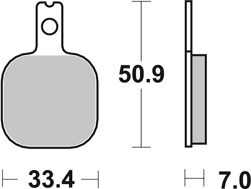 SBS Bremsbelag Street High Power Ceramic