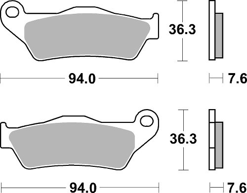 SBS Bremsbelag Street High Power Ceramic