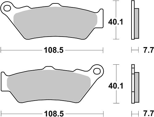 SBS Bremsbelag Street High Power Ceramic