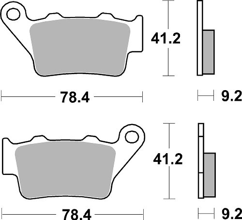 SBS Bremsbelag Street High Power Ceramic