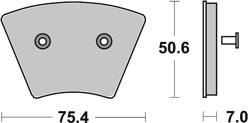 SBS Bremsbelag Street High Power Ceramic