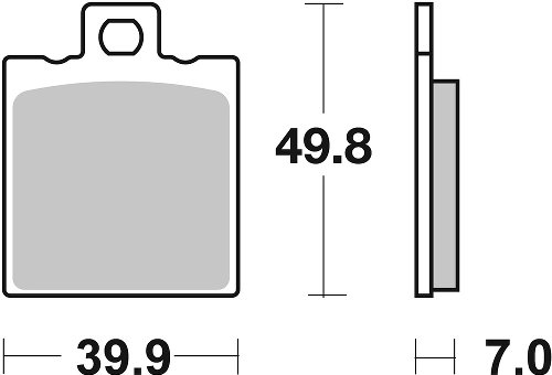 SBS Bremsbelag Street High Power Ceramic