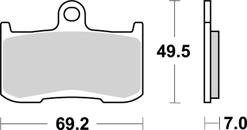 SBS Bremsbelag Street High Power Carbon