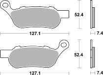 SBS Bremsbelag Street High Power Carbon