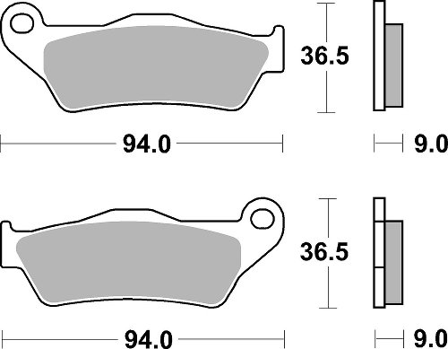 SBS Bremsbelag Street High Power Ceramic