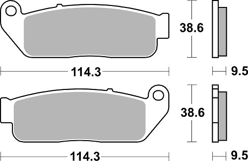 SBS Bremsbelag Street High Power Carbon