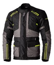 RST Endurance CE Textile Jacket - Black/Grey/Flo Yellow Size