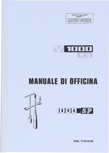 Moto Guzzi Manuel de réparation SP/G5 (italien)
