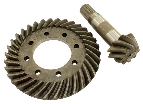 Moto Guzzi Ring gear set 9/34 fine toothed, 3.77 - 1000